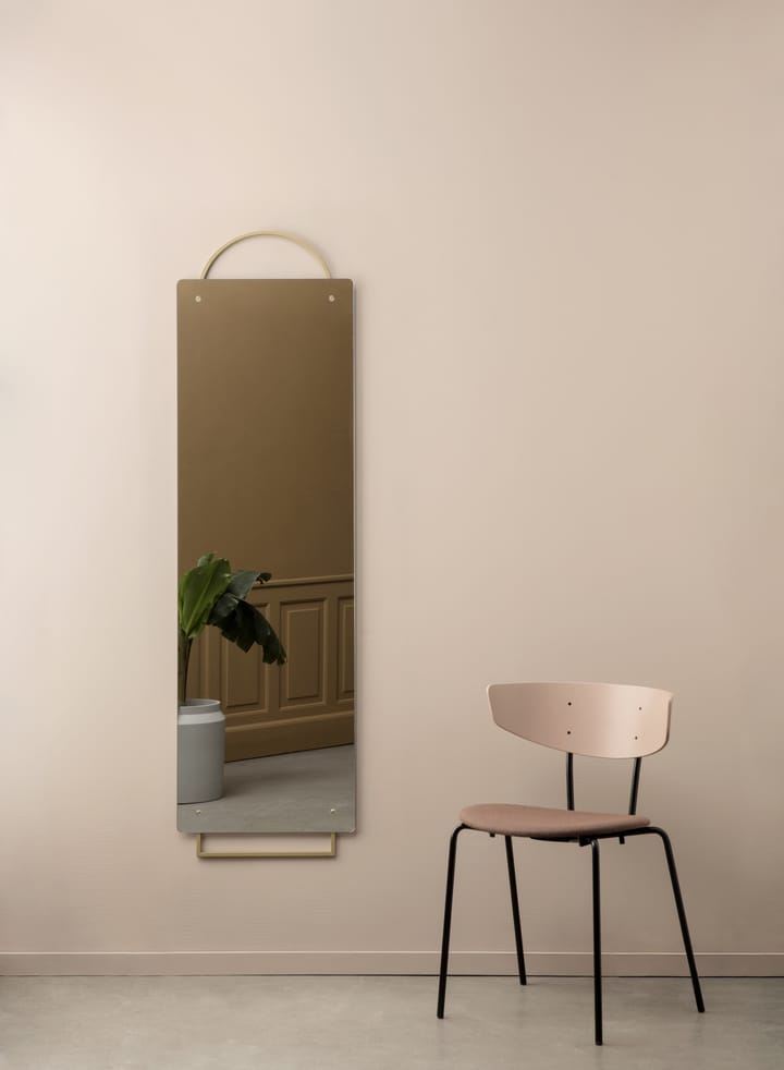 Adorn spejl 159x45 cm, Messing Ferm Living