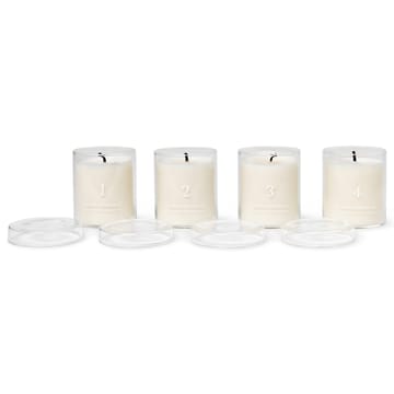 Adventslys med duft 4-pak - Hvid - Ferm Living