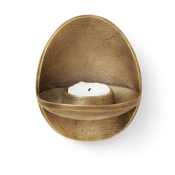Agapé fyrfadsstage væg - Brass finish - Ferm Living