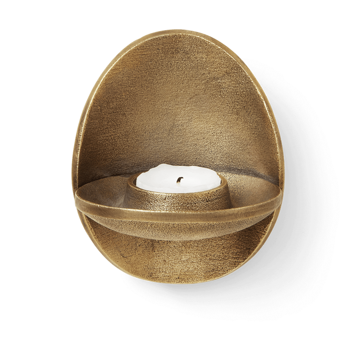 Agapé fyrfadsstage væg, Brass finish Ferm Living