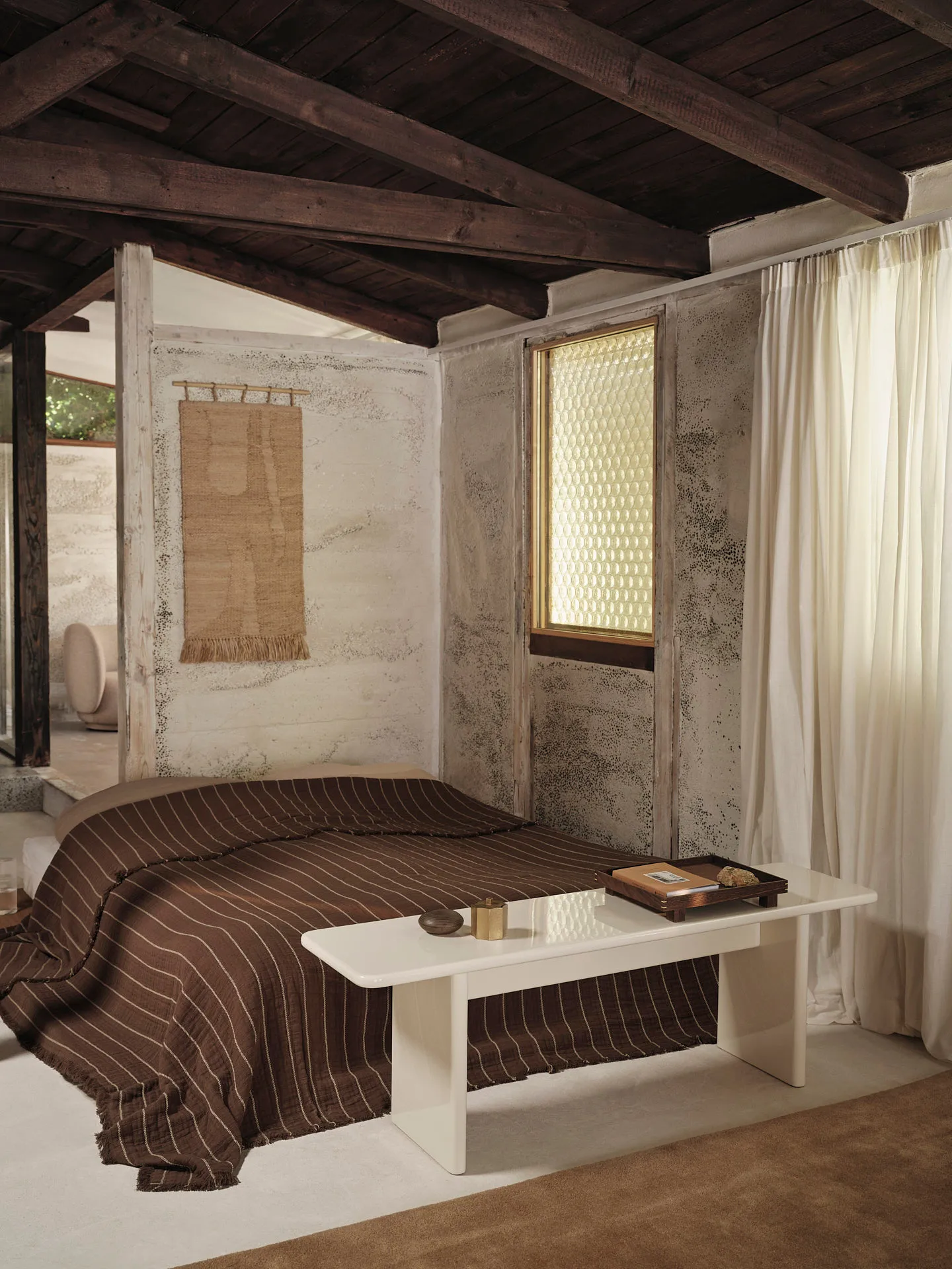 Aires sengetæppe 240x250 cm, Stone Ferm Living