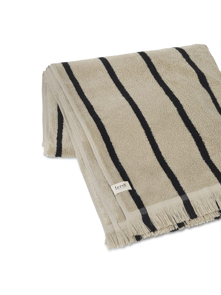 Alee håndklæde 70x140 cm, Sand/Black Ferm Living