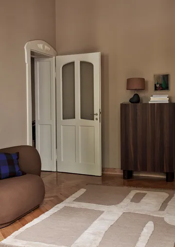 Alley uldtæppe L 160x250 cm - Natural - Ferm Living