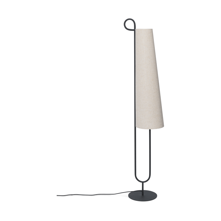 Ancora gulvlampe - Black/Natural - Ferm LIVING