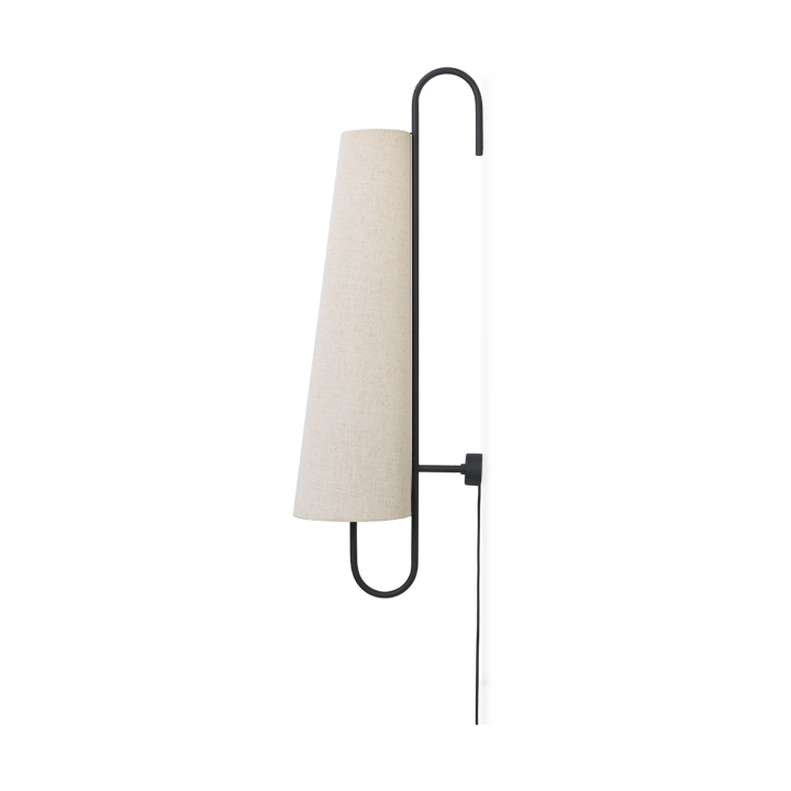 Ancora væglampe - Black/Natural - Ferm Living