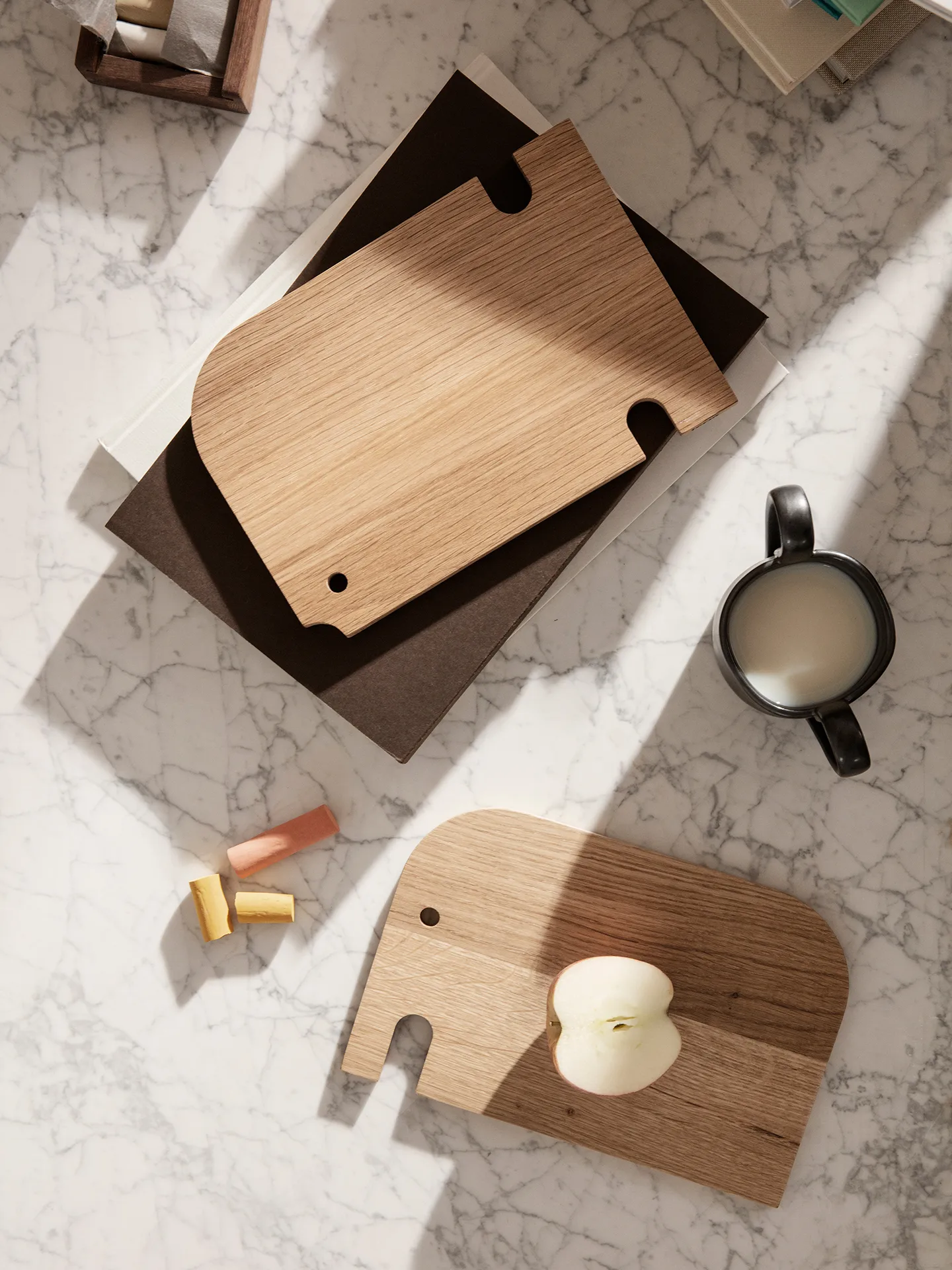 AniBoard serveringsbakke 15,5x23 cm, Elefant Ferm Living