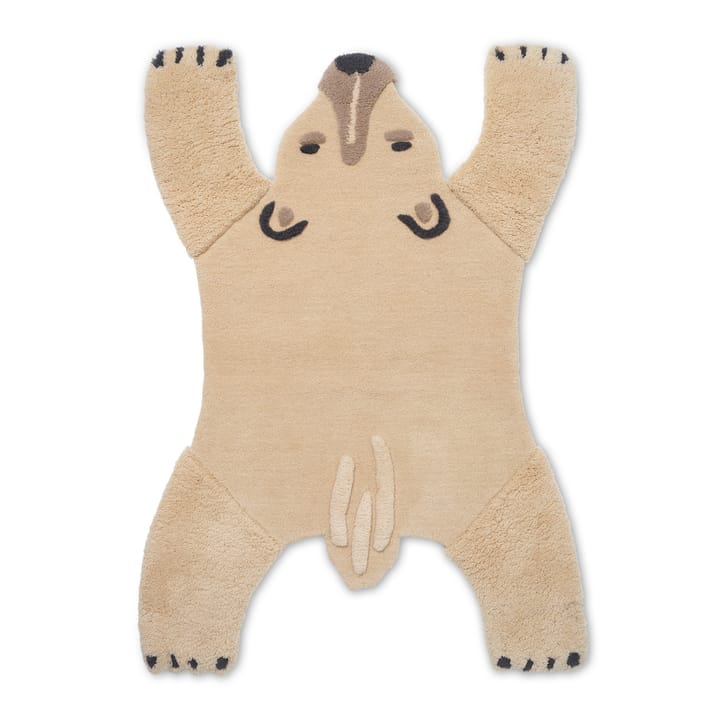 Animal uldtæppe - Polar bear - Ferm Living
