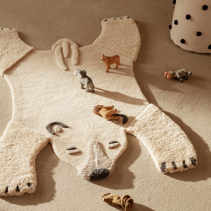 Animal uldtæppe, Polar bear Ferm Living
