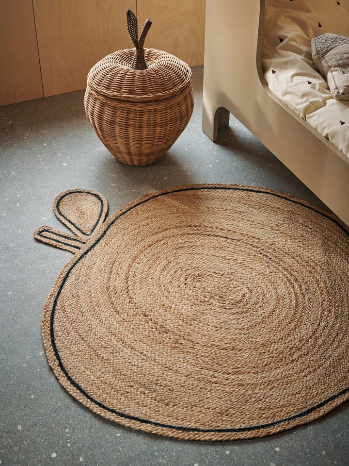 Apple braided jutetæppe, Natural Ferm Living