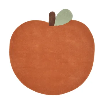 Apple tuftet tæppe - Brown Clay, 110x110 cm - Ferm Living