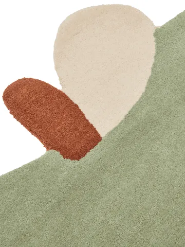 Apple tuftet tæppe - Tea Green, 110x110 cm - Ferm Living