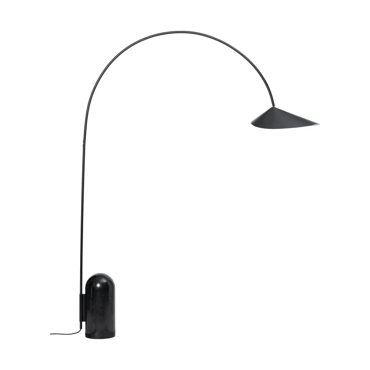 Arum arched gulvlampe - Black - Ferm Living
