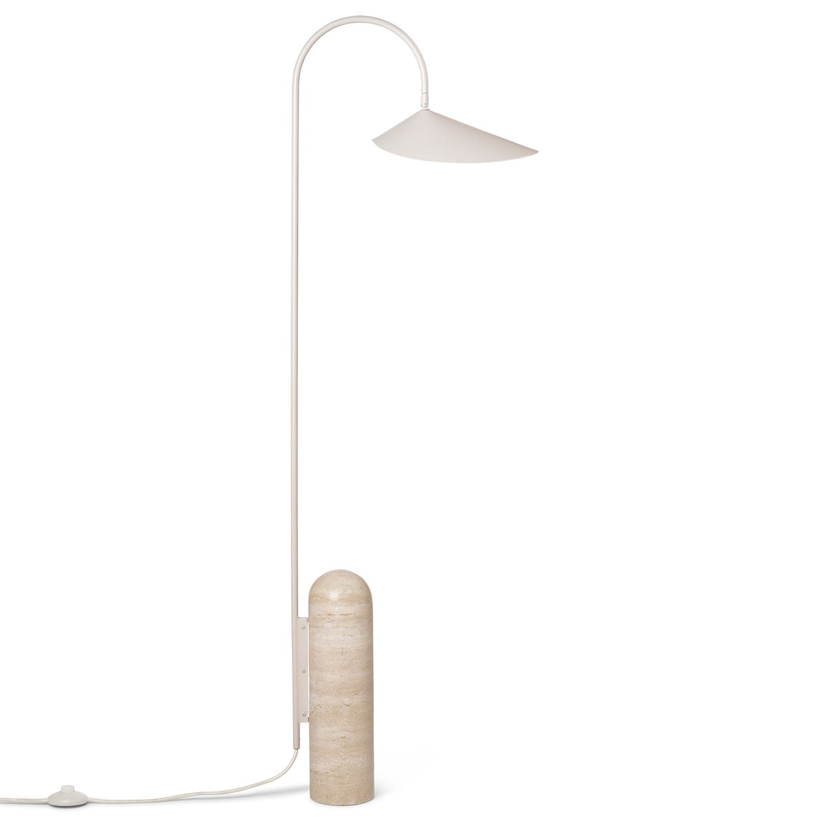 ferm LIVING Arum gulvlampe Cashmere