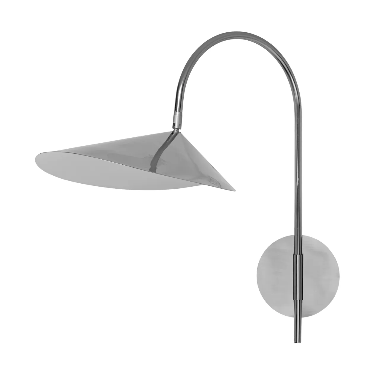 Arum swivel væglampe fast tilslutning, Stainless steel Ferm Living