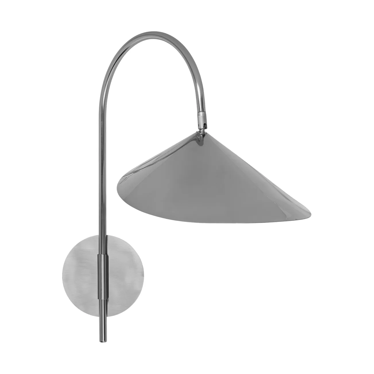 Arum swivel væglampe fast tilslutning, Stainless steel Ferm Living
