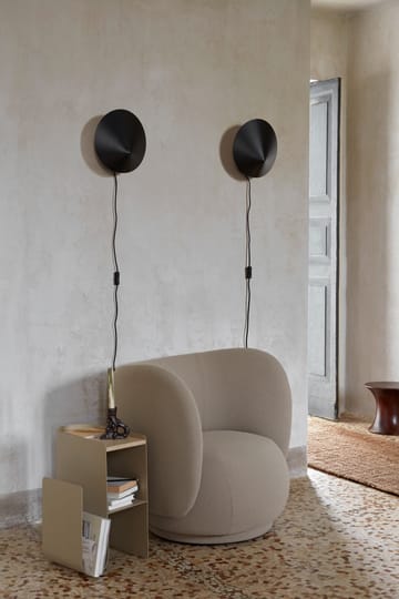 Arum wall scone væglampe - Black - Ferm Living