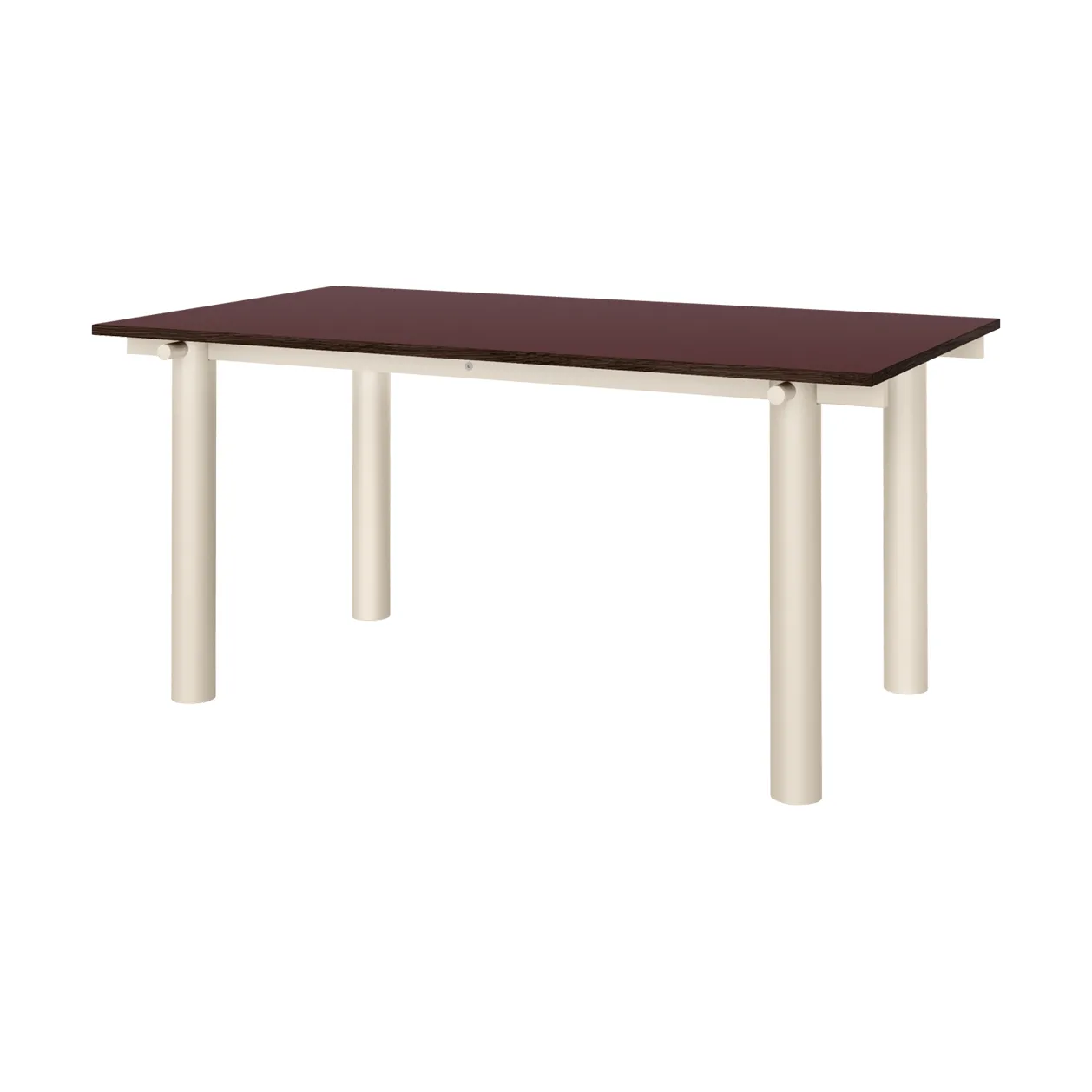 Atura spisebord, Light cashmere-burgundy, 90x160 cm Ferm Living