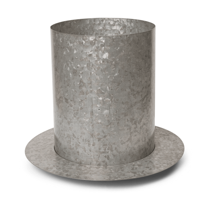 Auran urtepotte large 38,7 cm - Galvanized iron - Ferm LIVING