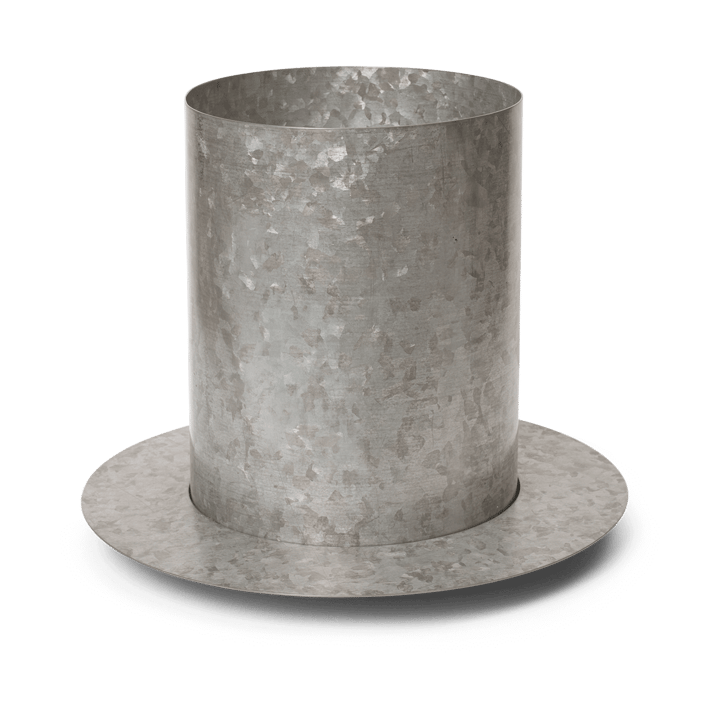 Auran urtepotte medium 26,6 cm - Galvanized iron - Ferm Living