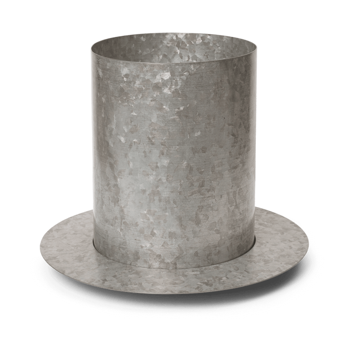 Auran urtepotte medium 26,6 cm - Galvanized iron - ferm LIVING