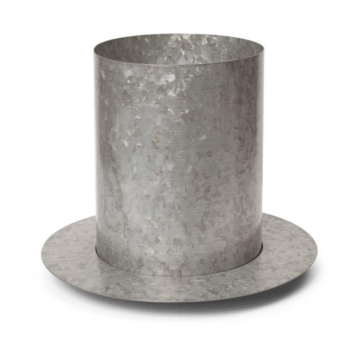 Auran urtepotte medium 26,6 cm - Galvanized iron - Ferm LIVING