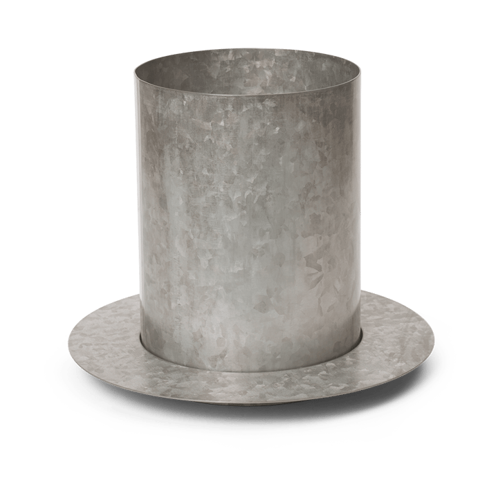 Auran urtepotte small 21 cm - Galvanized iron - Ferm LIVING