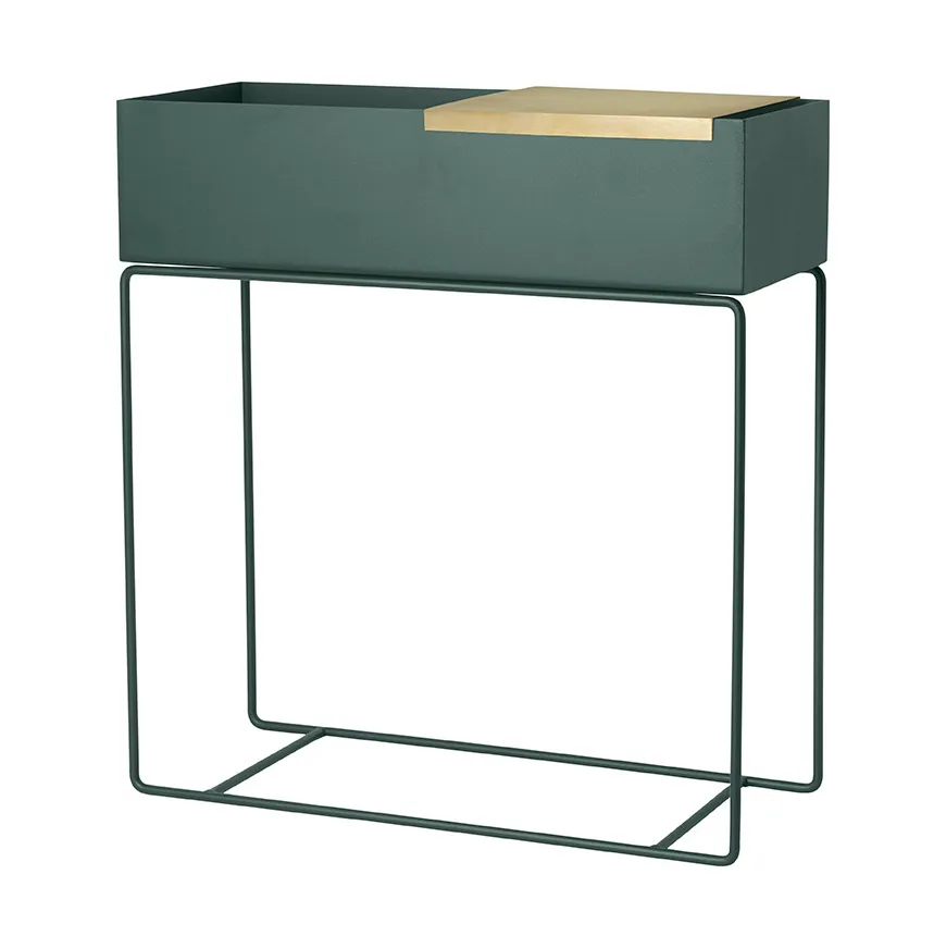 Bakke til planteboks, messing Ferm Living