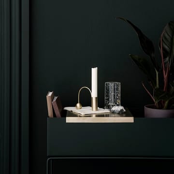Bakke til planteboks - messing - Ferm Living