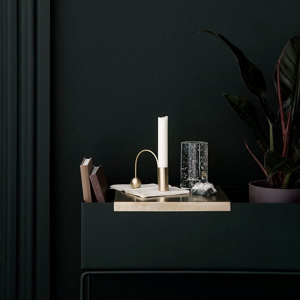 Bakke til planteboks, messing Ferm Living