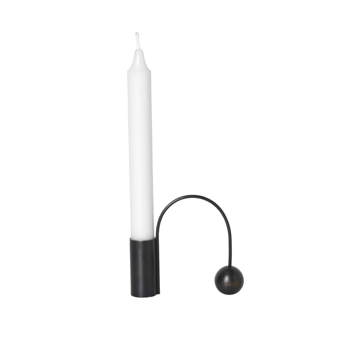 Balance sorte lysestager - lys - Ferm Living