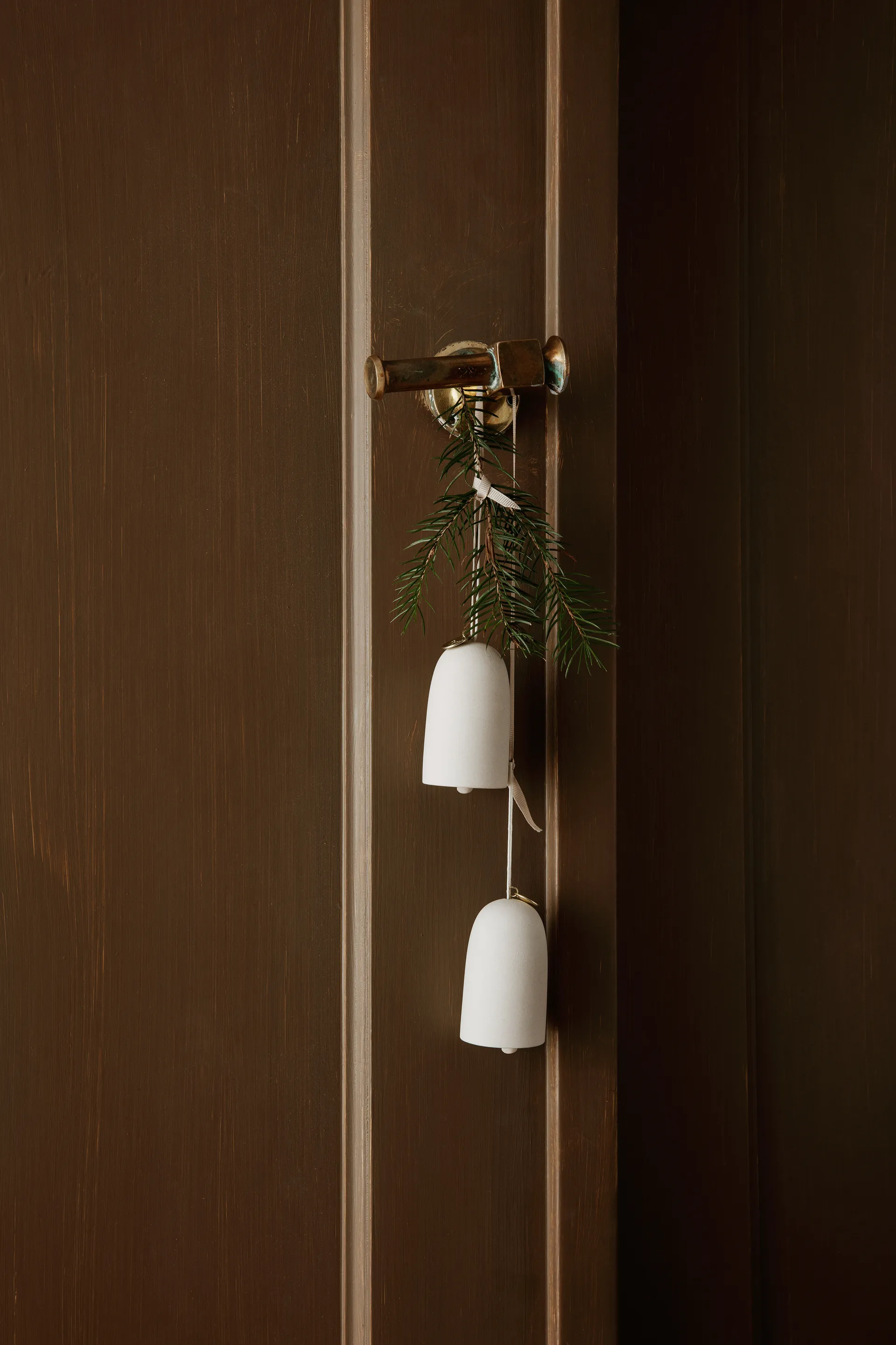 Bell klocka juleophæng Ø4 cm 2-pak, Offwhite Ferm Living