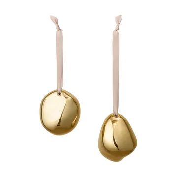 Bellure juleophæng 7 cm 2 dele - Messingfinish - Ferm Living