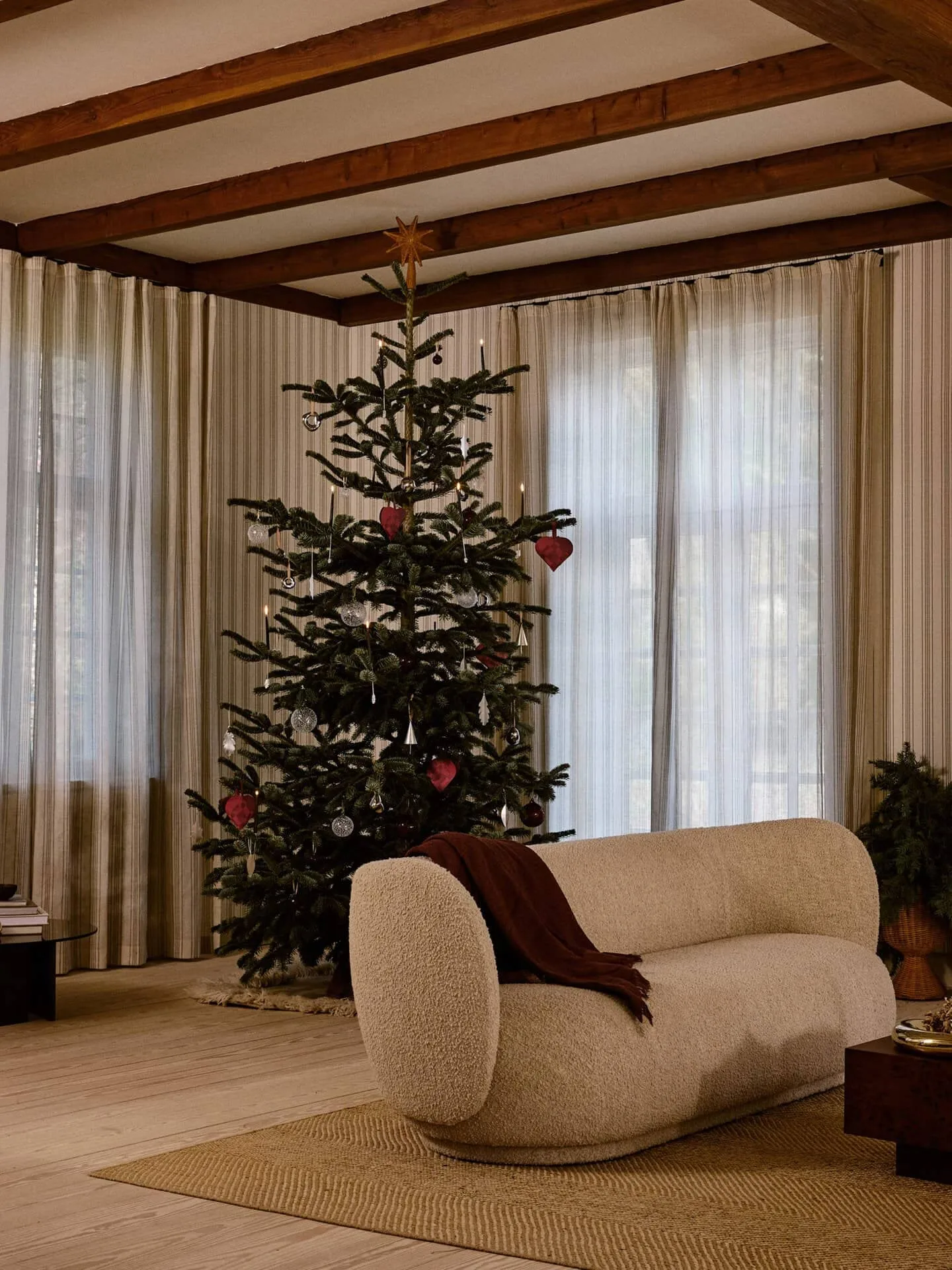Bellure juleophæng 7 cm 2 dele, Messingfinish Ferm Living