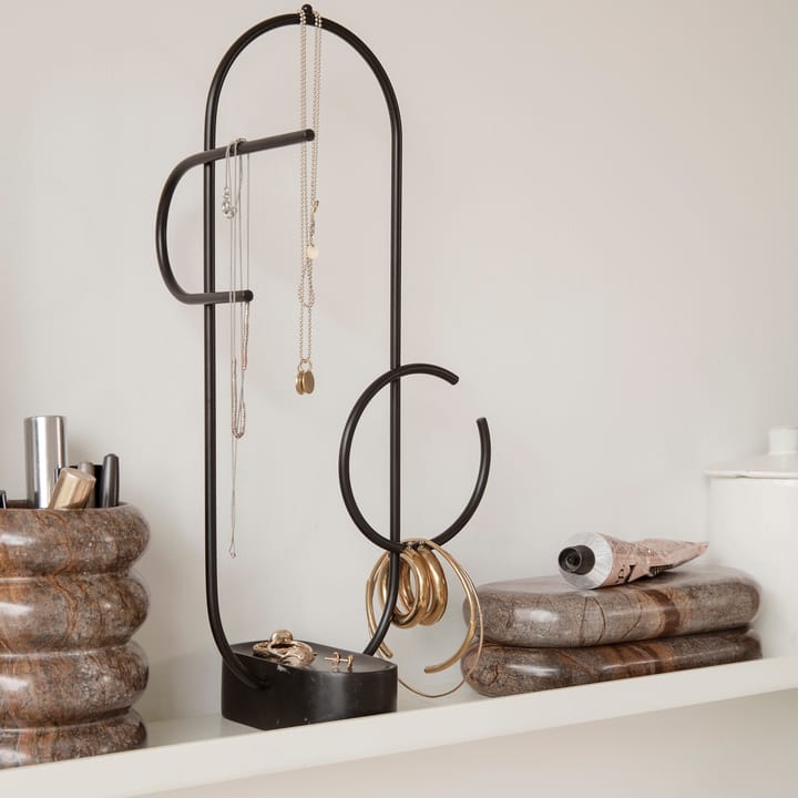 Bendum tandbørstekrus, Brun marmor Ferm Living