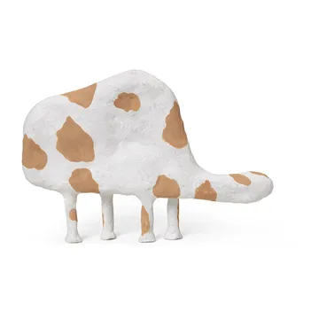 Benzon skulptur - White/Brown - Ferm Living