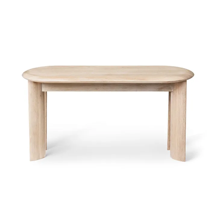 Bevel bænk 90 cm - Hvidolieret eg - Ferm Living