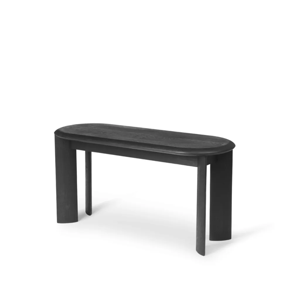 Bevel bænk 90 cm, Sortolieret eg Ferm Living