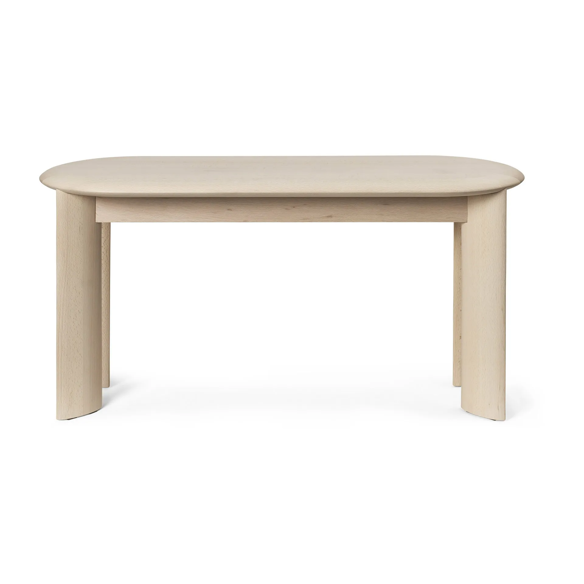 Bevel bænk, White Oiled Beech Ferm Living