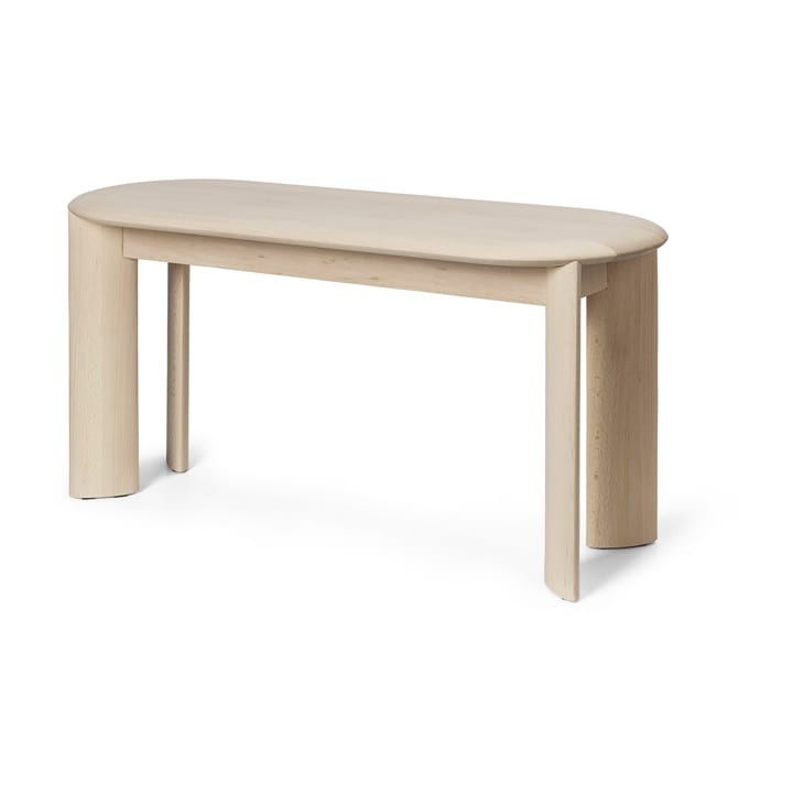 Bevel bænk, White Oiled Beech Ferm Living