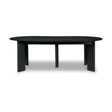 Bevel Extendable spisebord inkl. 2 indlægsplader - Black Oiled Beech - Ferm Living
