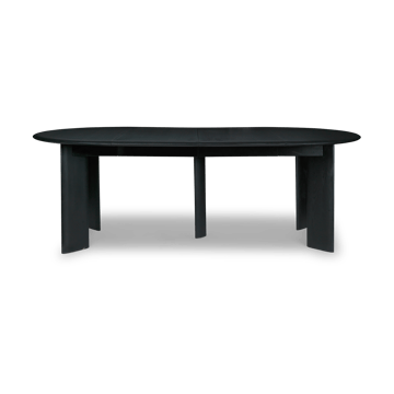 Bevel Extendable spisebord inkl. 2 indlægsplader - Black Oiled Beech - ferm LIVING