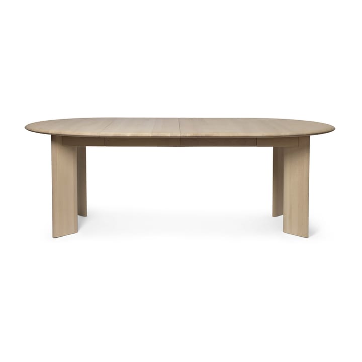 Bevel Extendable spisebord inkl. 2 indlægsplader - White Oiled Beech - Ferm Living