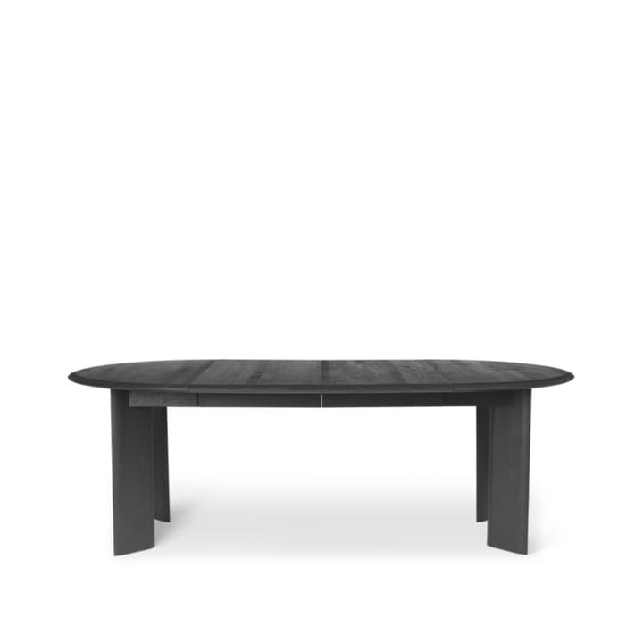 Bevel Extendable spisebord - oak black oiled, inkl. 2 tillægsplader à 50 cm - Ferm LIVING