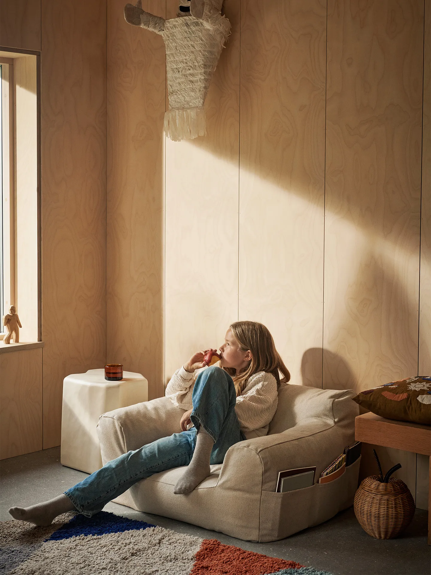 Billow bean bag lænestol, Offwhite Ferm Living