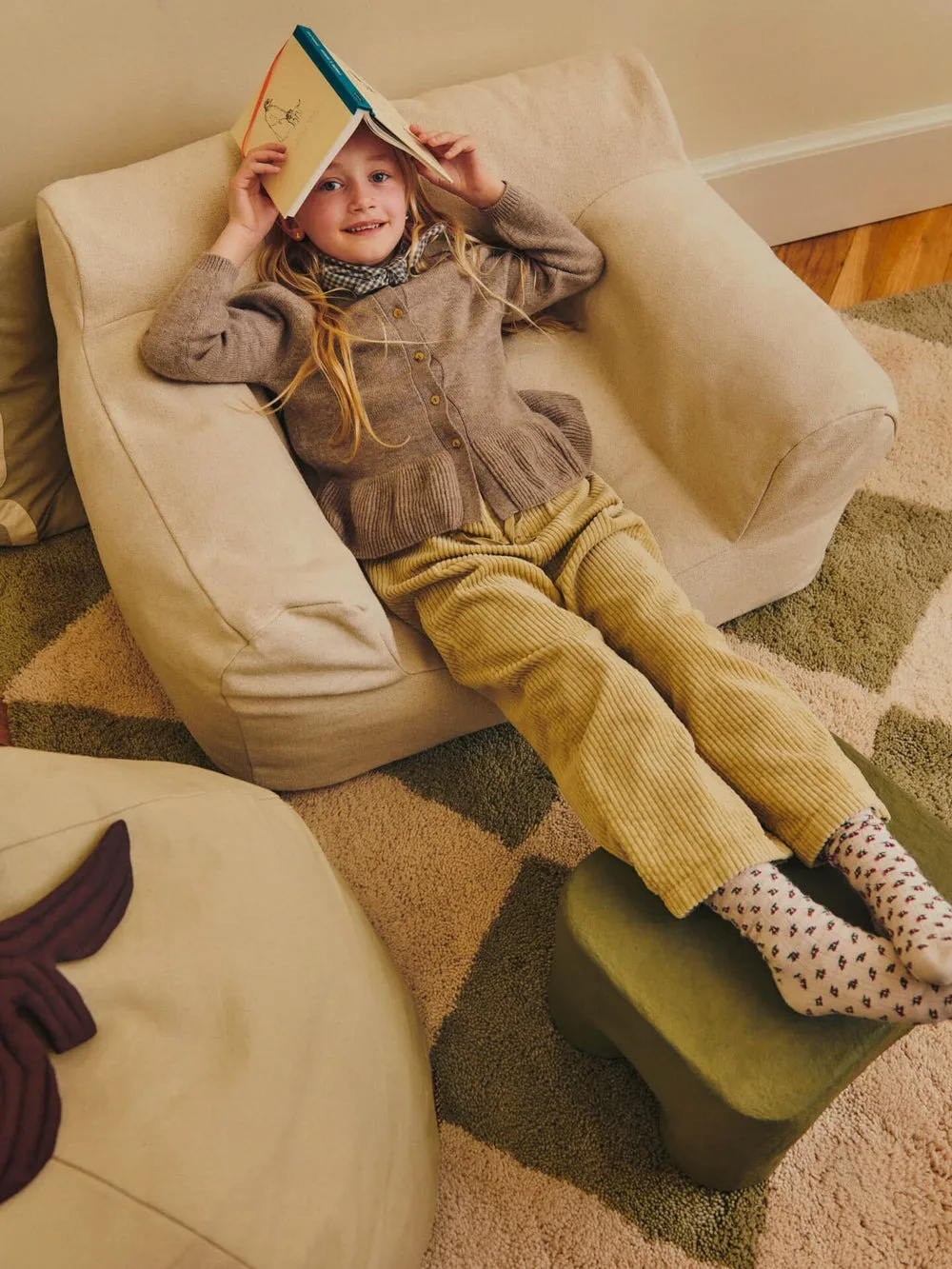 Billow bean bag lænestol, Offwhite Ferm Living