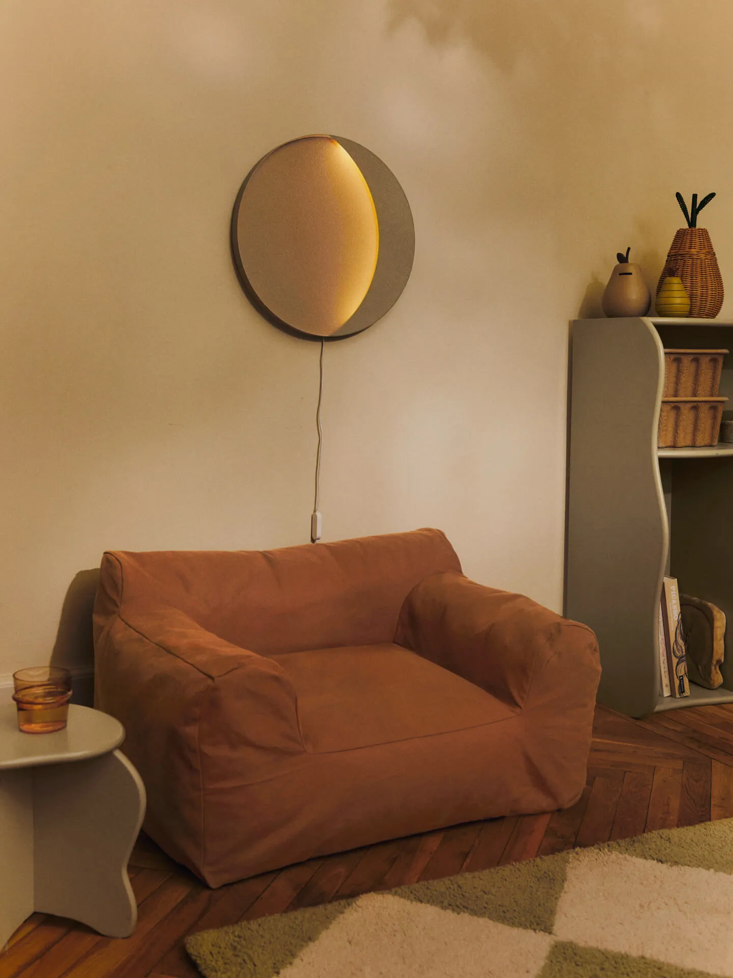Billow bean bag lænestol, Tan Ferm Living
