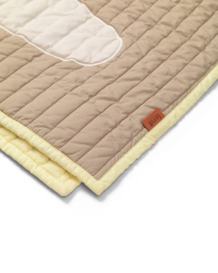 Bird quiltet tæppe, Beige Ferm Living