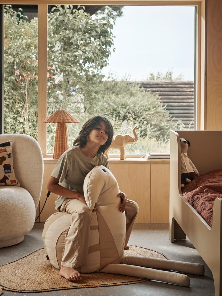 Birdy bean bag, Natural/Offwhite Ferm Living