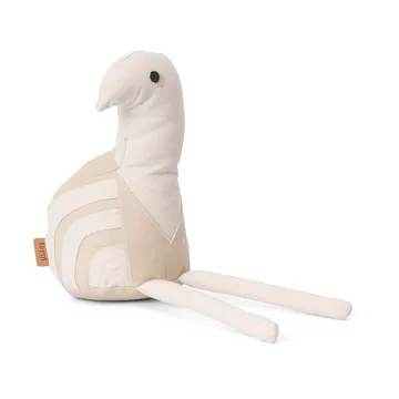 Birdy teddy tøjdyr - Natural/Offwhite - Ferm Living