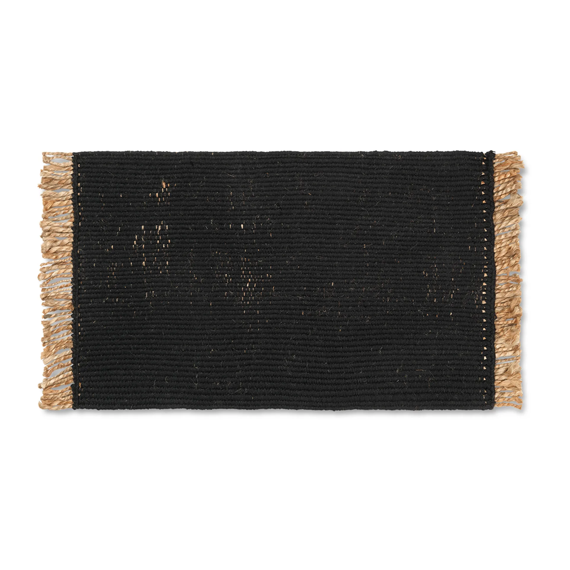 Block dørmåtte 50x80 cm, Black/Natural Ferm Living